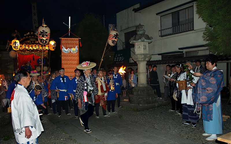 齋藤祭礼委員長の玉串奉奠