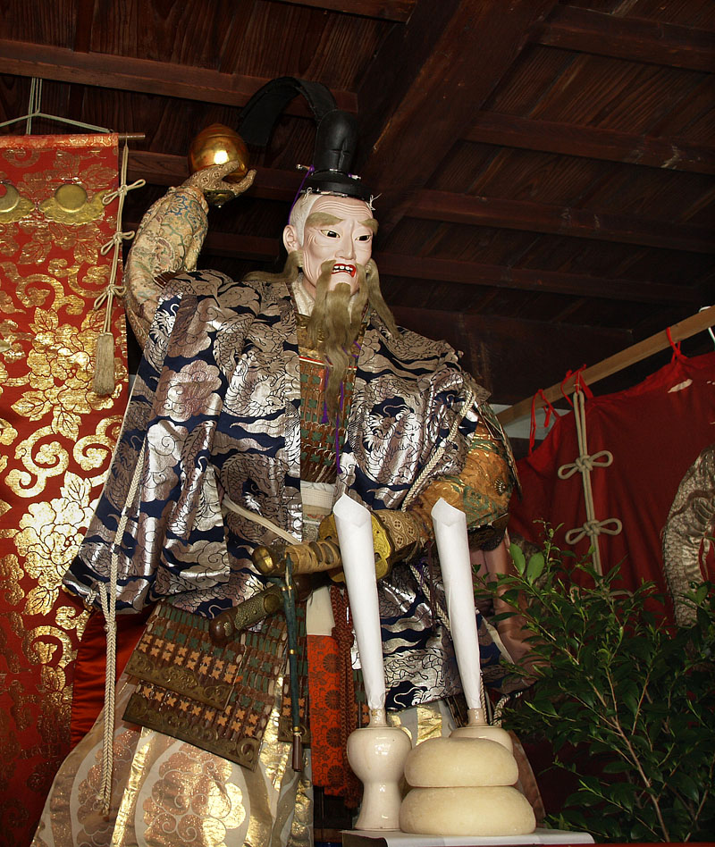 展示された仲秀英の名作「武内宿禰」