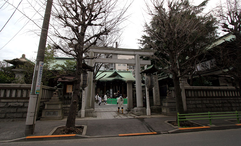 朝の鐵砲洲稲荷神社