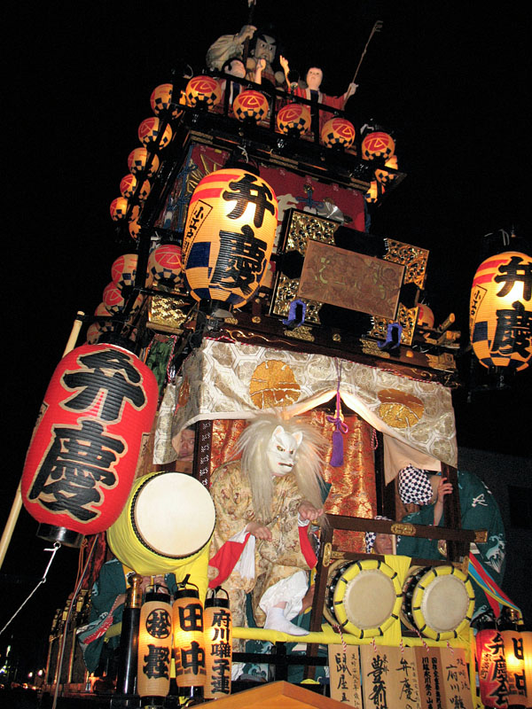 夜の弁慶山車 / 2007.10.20.