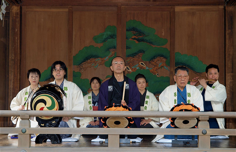 鐵砲洲囃子の奉納/神楽殿