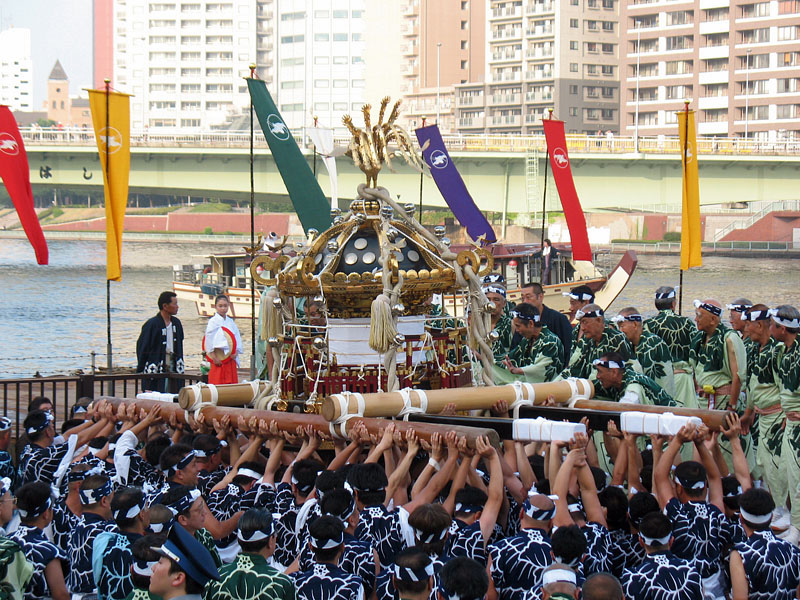 宮神輿宮出し船渡御/住吉神社例大祭
