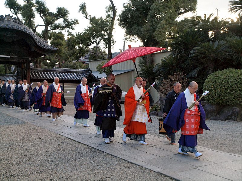 僧侶の行列/四天王寺本坊