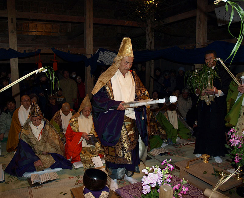 諸仏に一切の所願を祈念する初夜