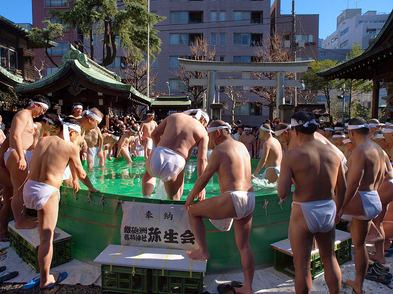 寒中水浴の開始