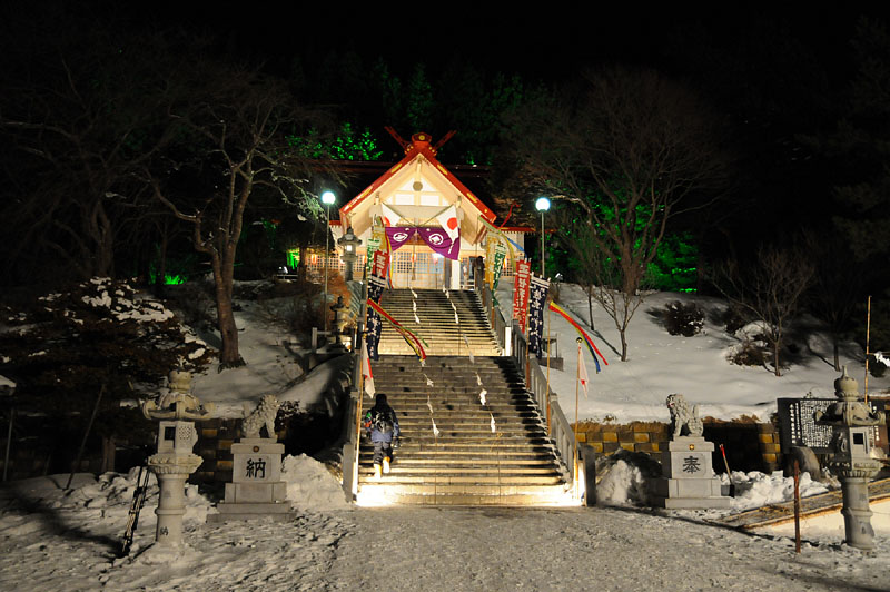 雪が止んだ佐女川神社 2010.1.13