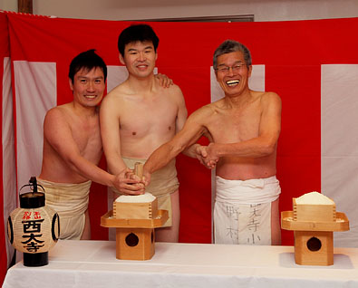 二組目の福男 飯田組の3人 23:07
