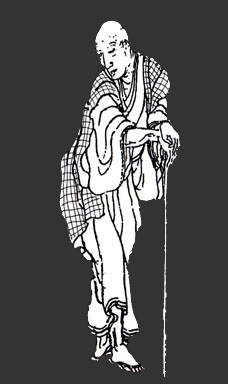 葛飾北斎 天保10年(1839年)79歳(数え年80歳)の頃の自画像