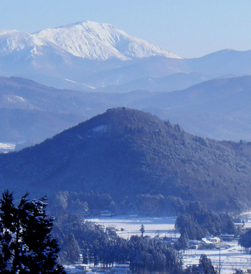 冬の胡四王山 2011.1.27 08:24