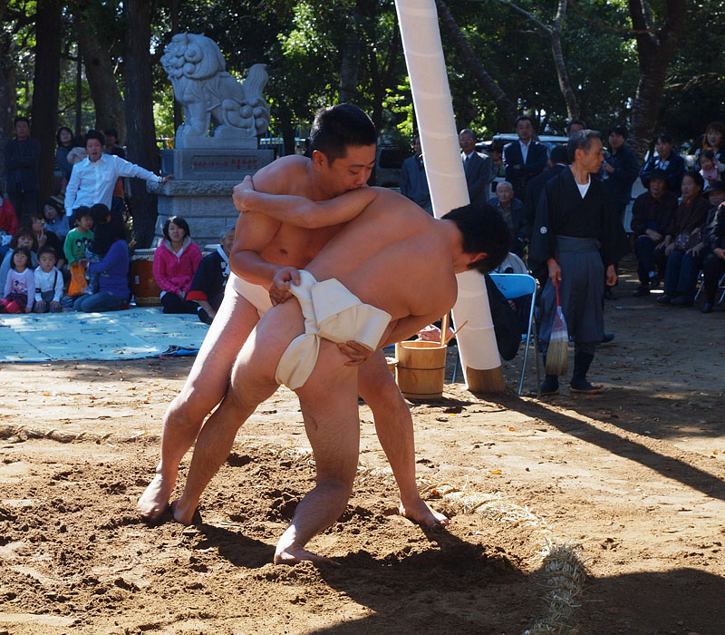 もろ差しの寄り!