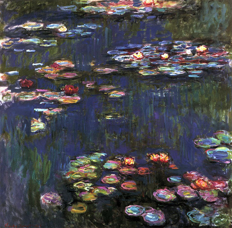 睡蓮(Nympheas) 1916年 200.5×201cm | 油彩・画布 | 国立西洋美術館(東京)